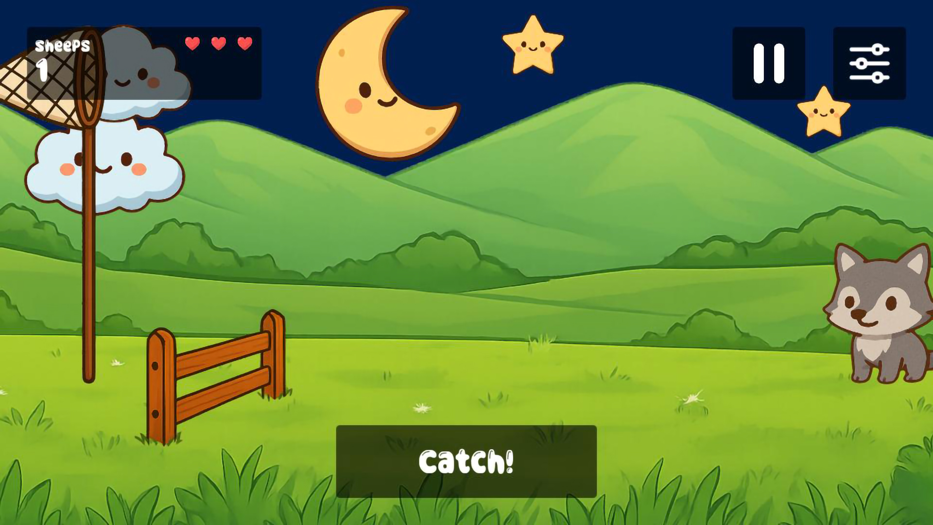 Counting Sheep Jump! - Catching a wolf